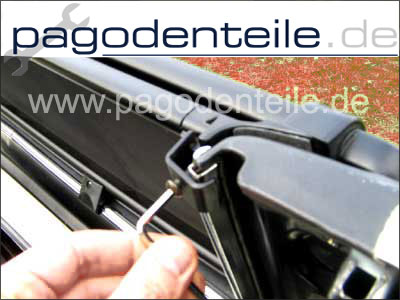 Windschott Pagode Montage